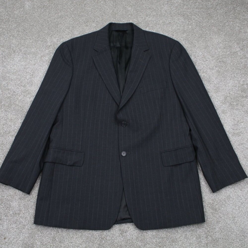 Brooks Brothers Stretch Blazer Mens 44R Gray Wool Stretch 2 Button Sports Jacket